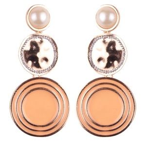 New Corral Pearl Enchanted Drop Earrings RJ